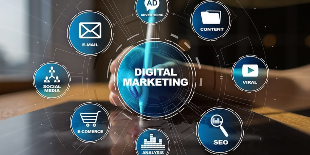 Effective Digital Marketing Strategies components such as SEO, social media, email marketing, and content marketing